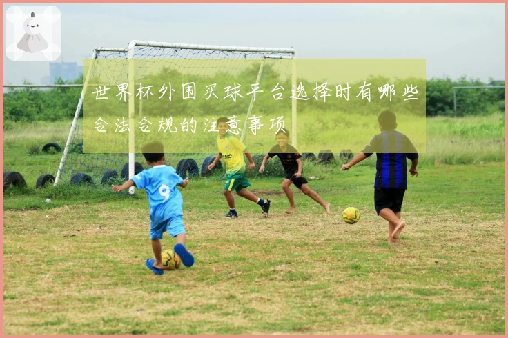 世界杯外围买球平台选择时有哪些合法合规的注意事项